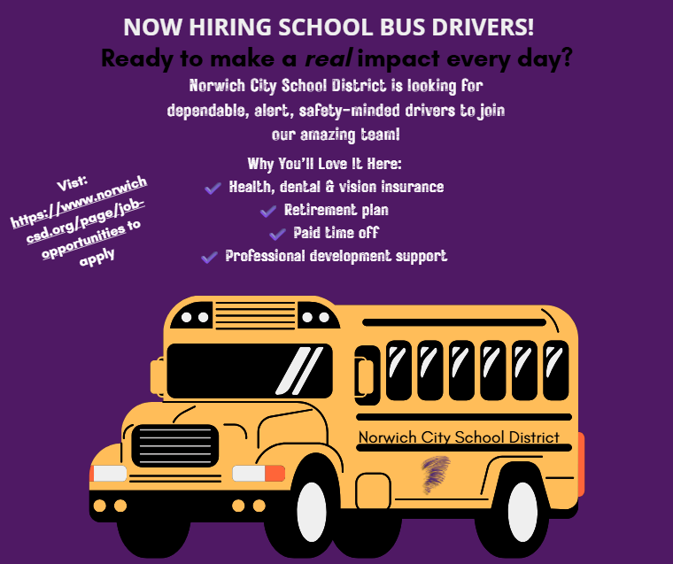 Now Hiring School Bus Drivers!