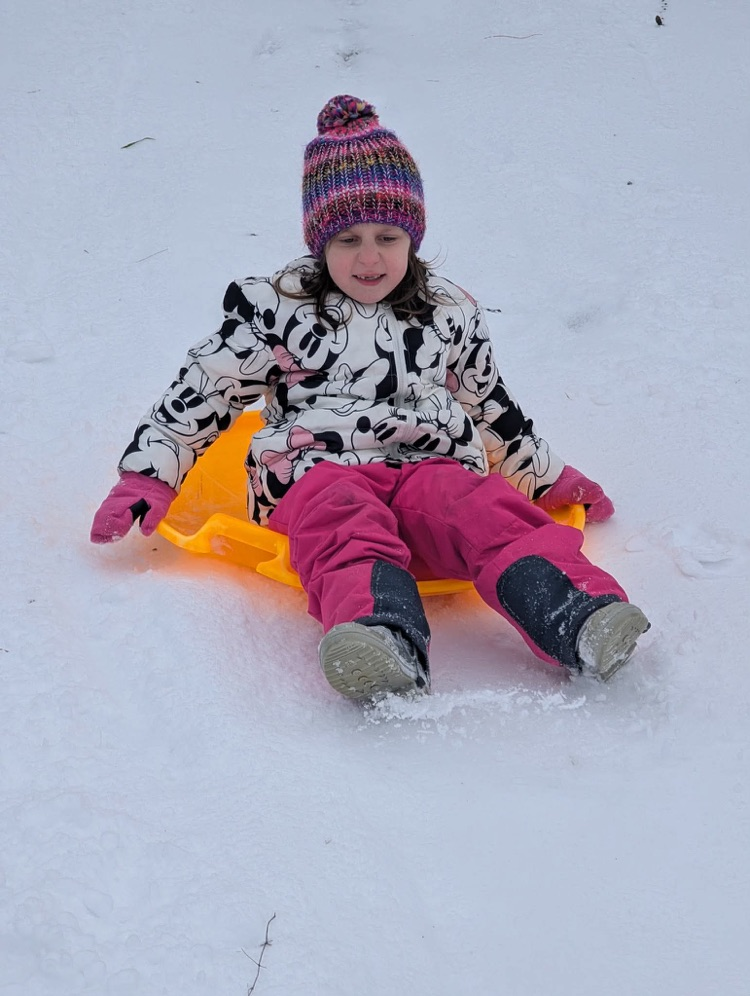 Sledding fun!