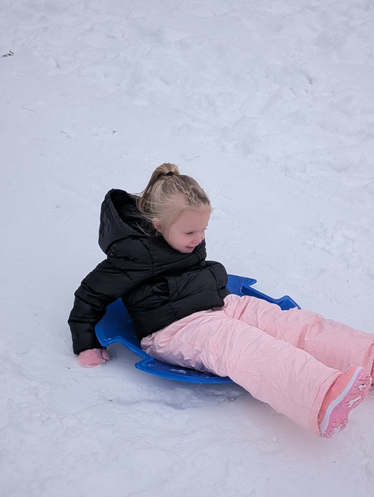 Sledding fun!