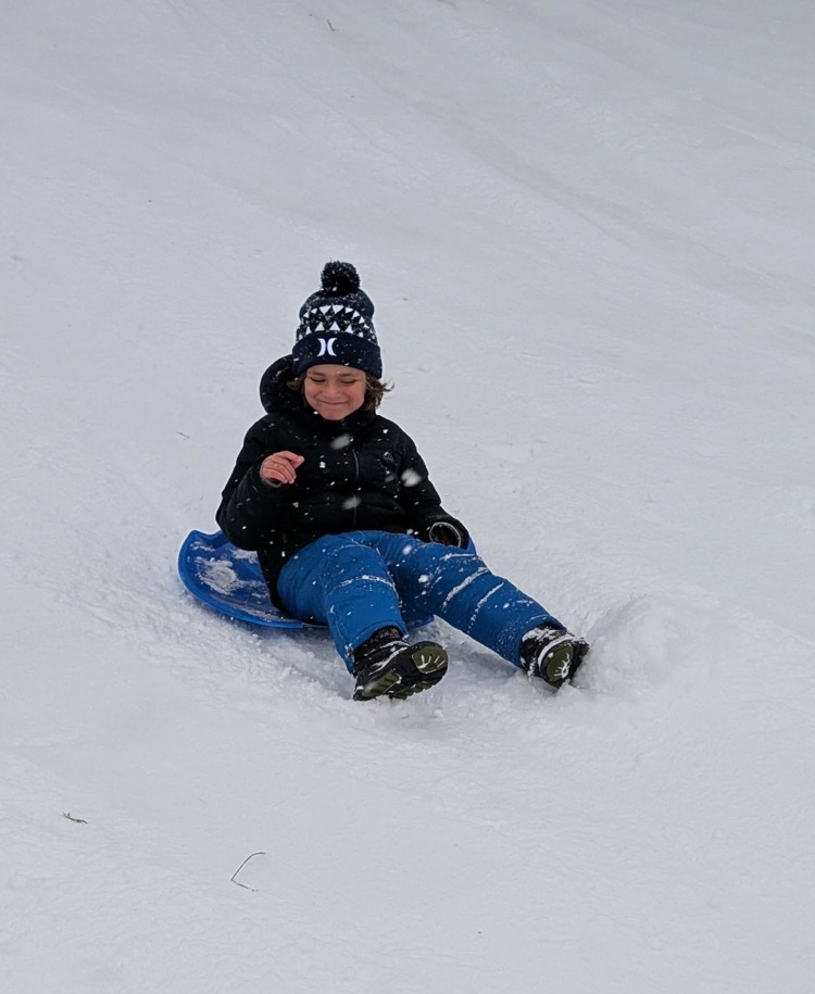 Sledding fun!