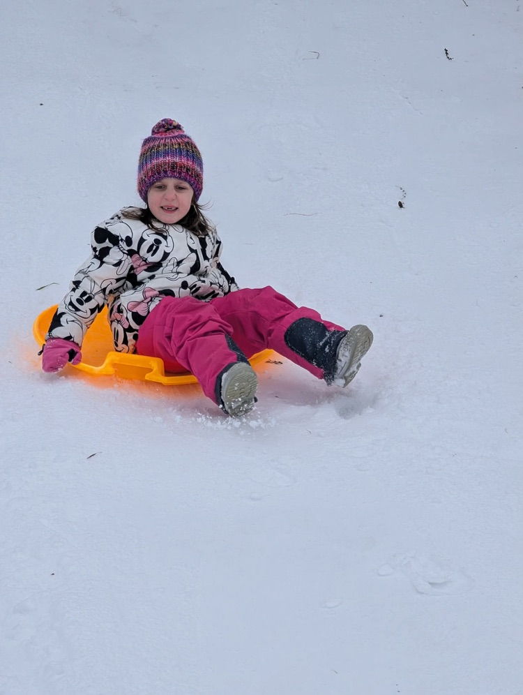 Sledding fun!