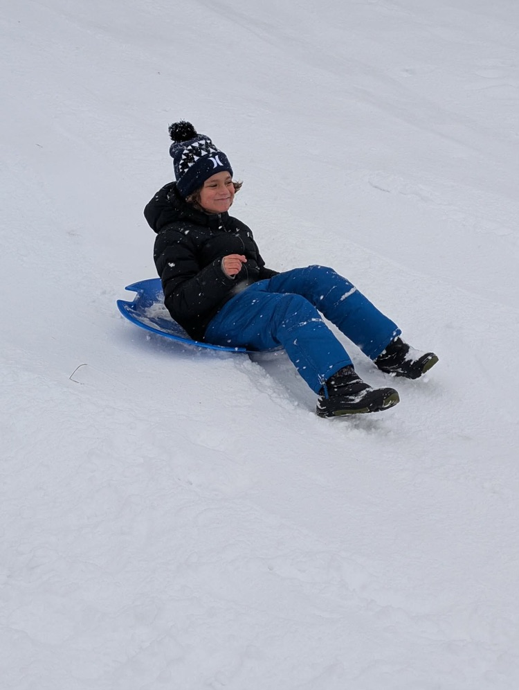 Sledding fun!