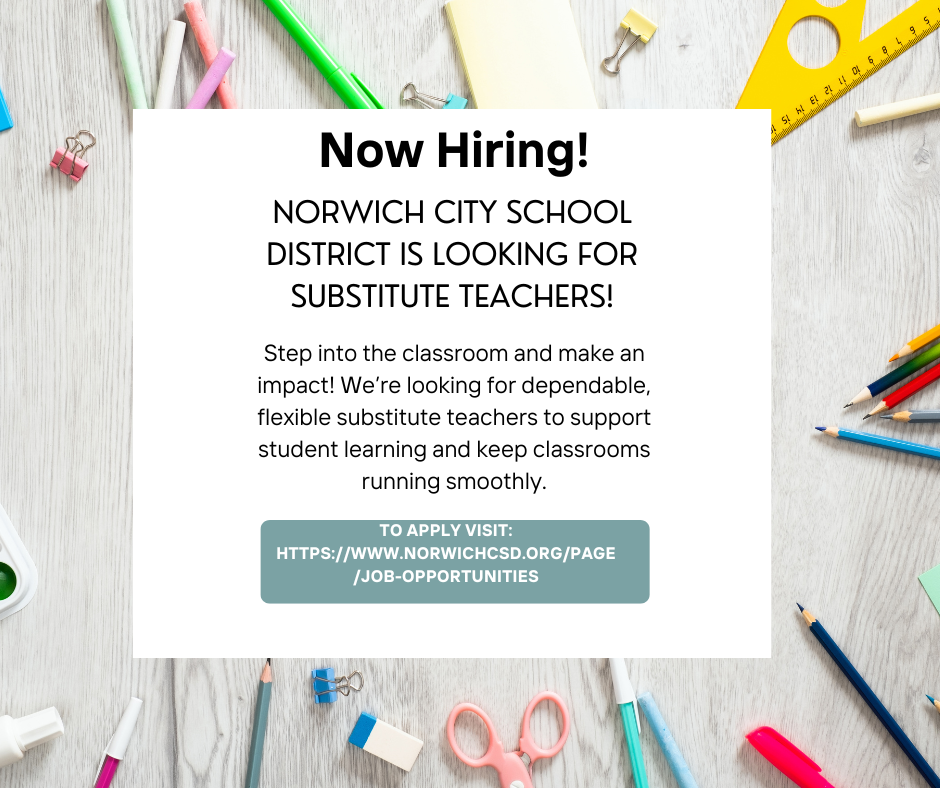 Check out our latest job opportunity at NCSD!