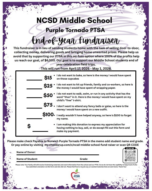 MS PTSA Fundraiser