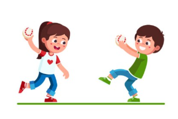 kids playing catch