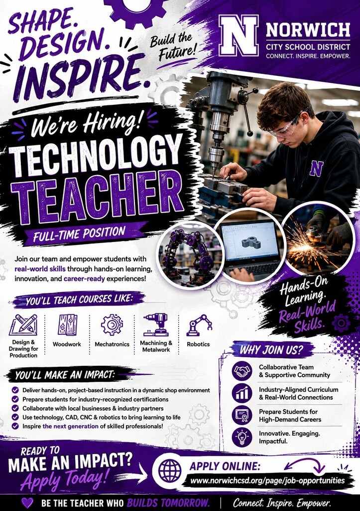 Check out our latest job opportunity at NCSD!