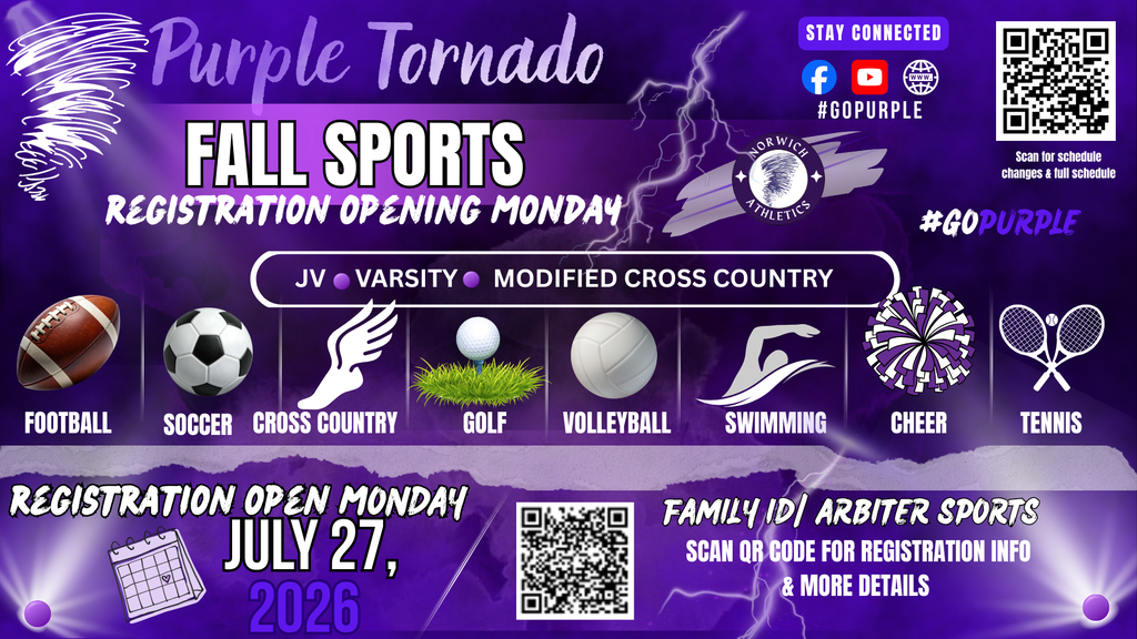fall sports registration