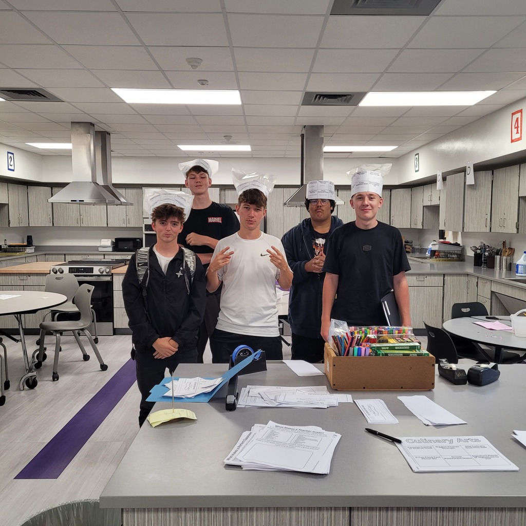Global/Regional Cuisine Class With Their Chef Hat's