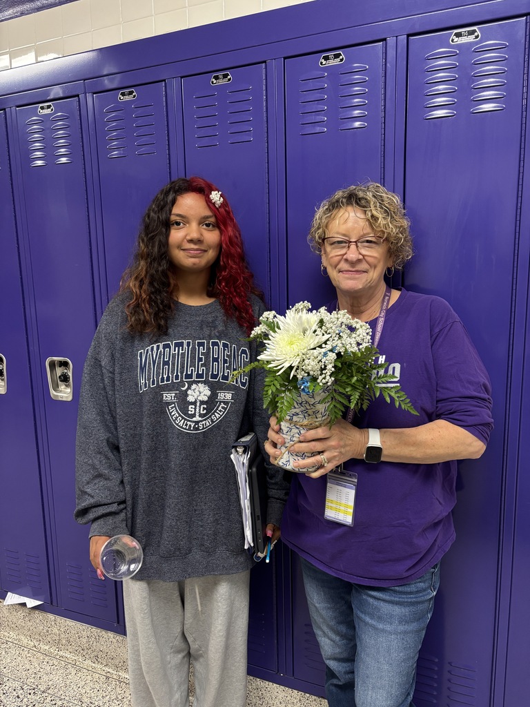 Last week, students in Mrs. Ryan’s Horticulture class created their very first floral arrangements! Each student was challenged to choose an adult in the building who has made a meaningful impact on their life, decorate a recycled tin can, and create a special floral arrangement just for them.  This project was about more than learning floral design. It was an opportunity for students to get creative, show appreciation, and give back to someone who has made a difference in their lives.  We are so proud of our students for putting their creativity and gratitude into these beautiful arrangements!