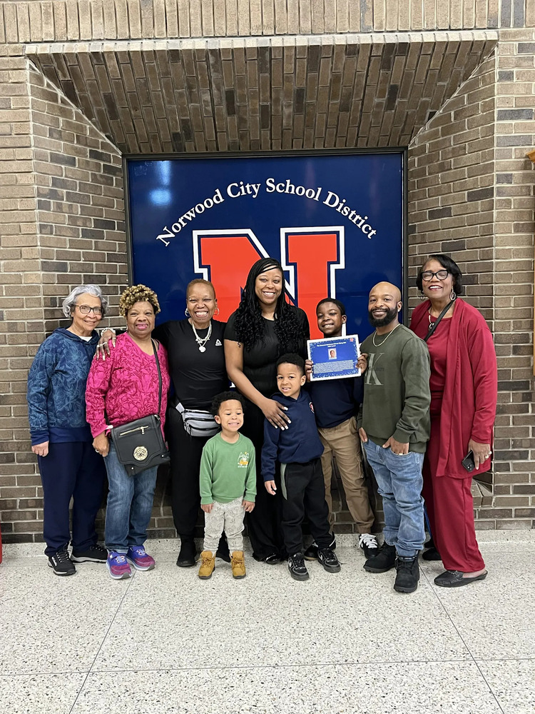 Norwood Montessori March Rising Star Family