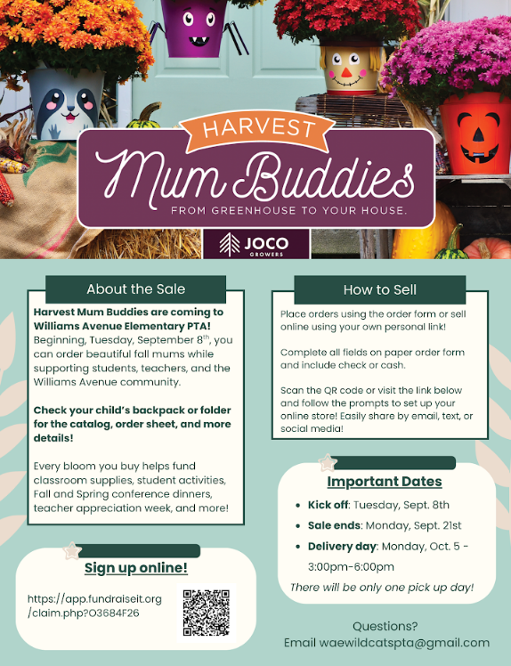 MUM fundraiser for Williams Avenue PTA