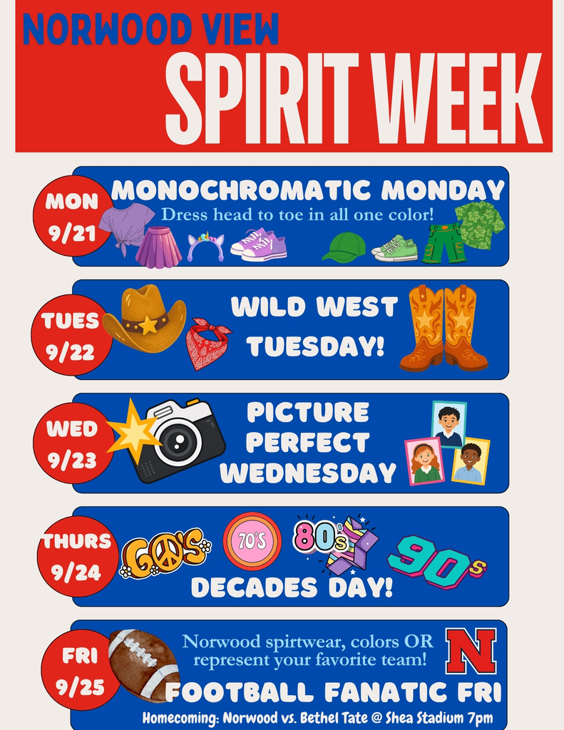 Spirit Week Flyer