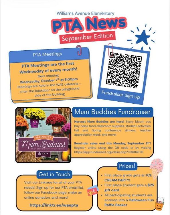 PTA MUMS Sale Information