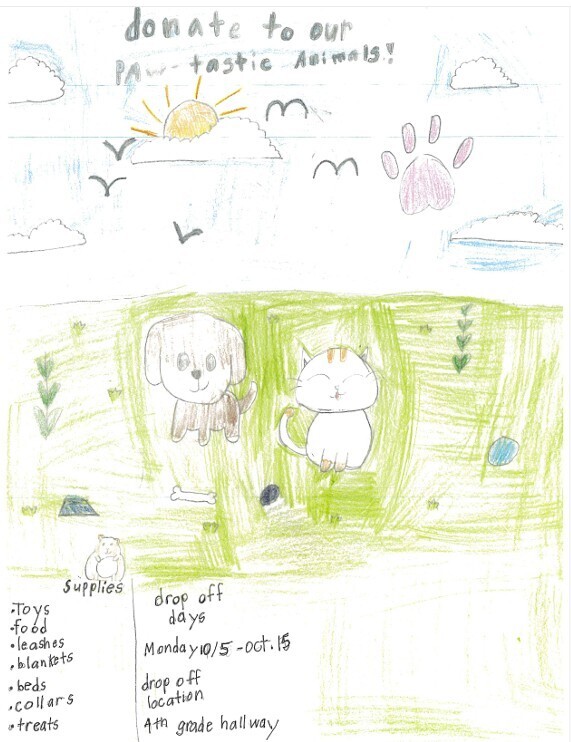 Student created flyer