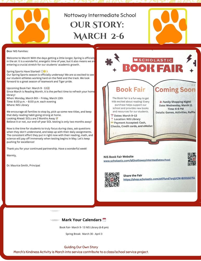 NIS Newsletter- March 2-6