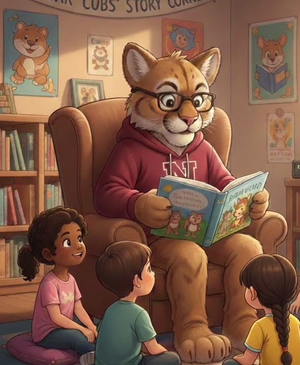 story time with cougar