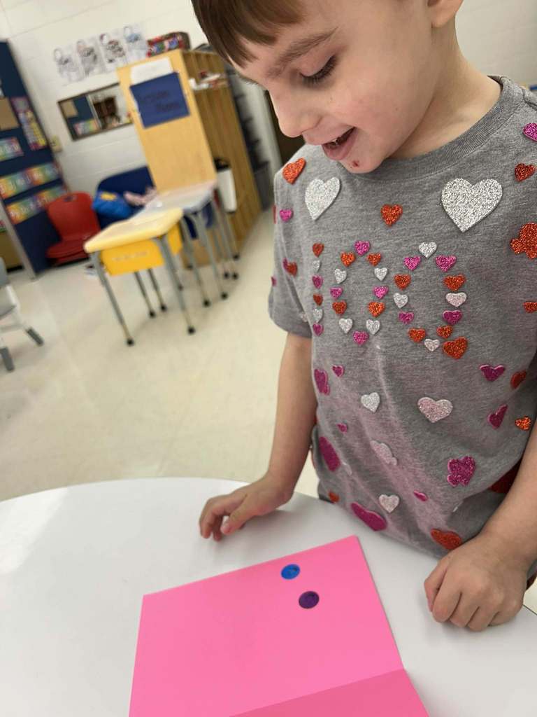 Celebrating Valentine's Day and the 100th Day of School