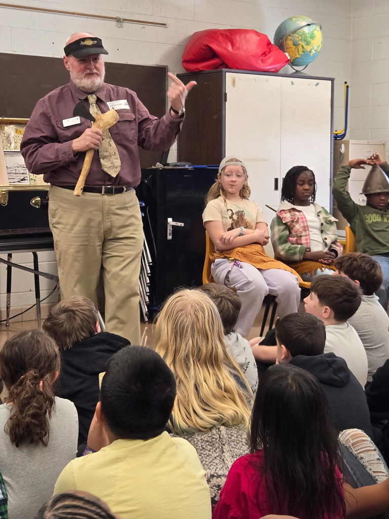 Jamestown Outreach Program with 4th Grade