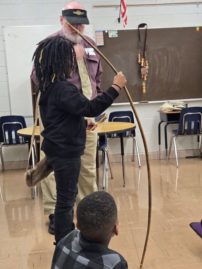 Jamestown Outreach Program with 4th Grade