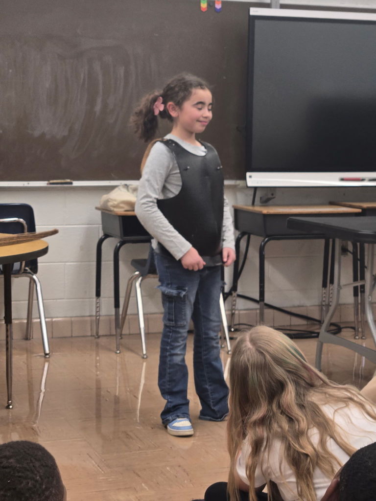 Jamestown Outreach Program with 4th Grade