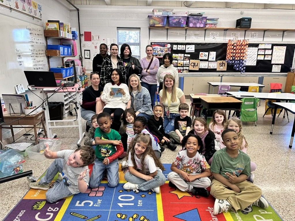 Our visit with NHS Cougar Cafe students and staff.