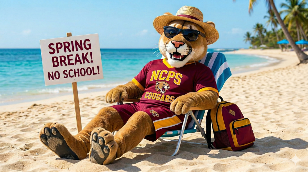 Cougar on Spring Break