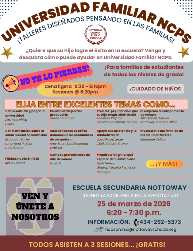 NCPS Family University- Spanish