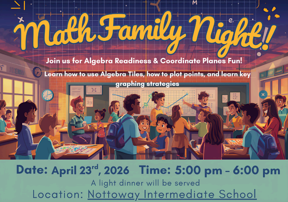 NIS Family Math Night Flyer