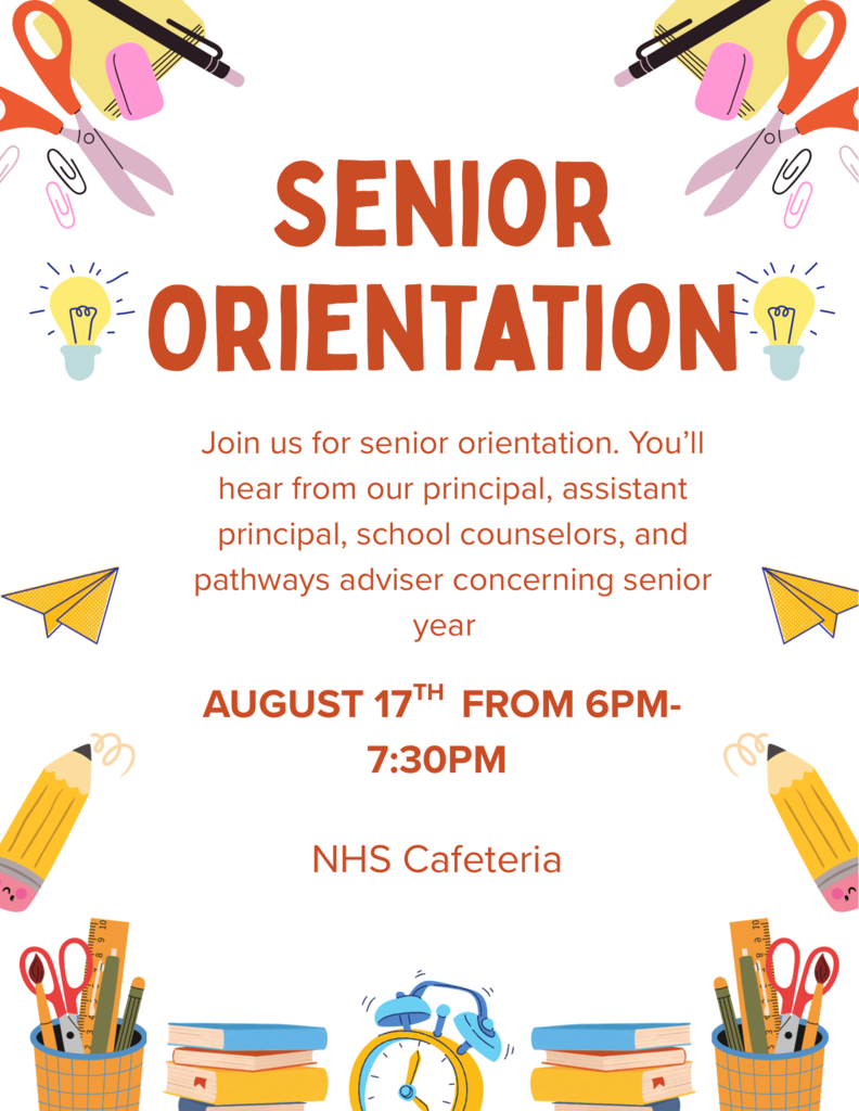 Senior Orientation Flyer