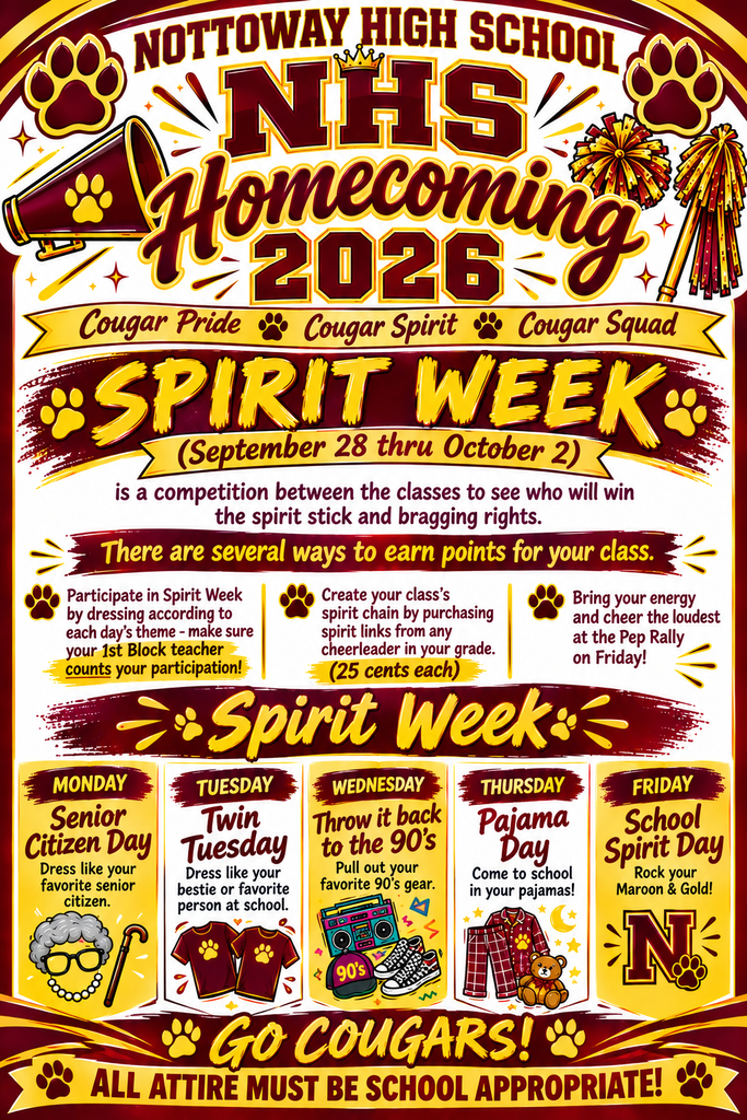 Spirit Week Flyer