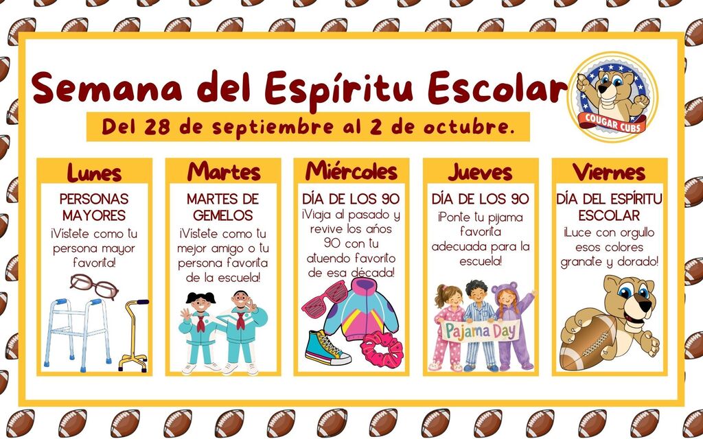 Homecoming Spirit Week- Spanish
