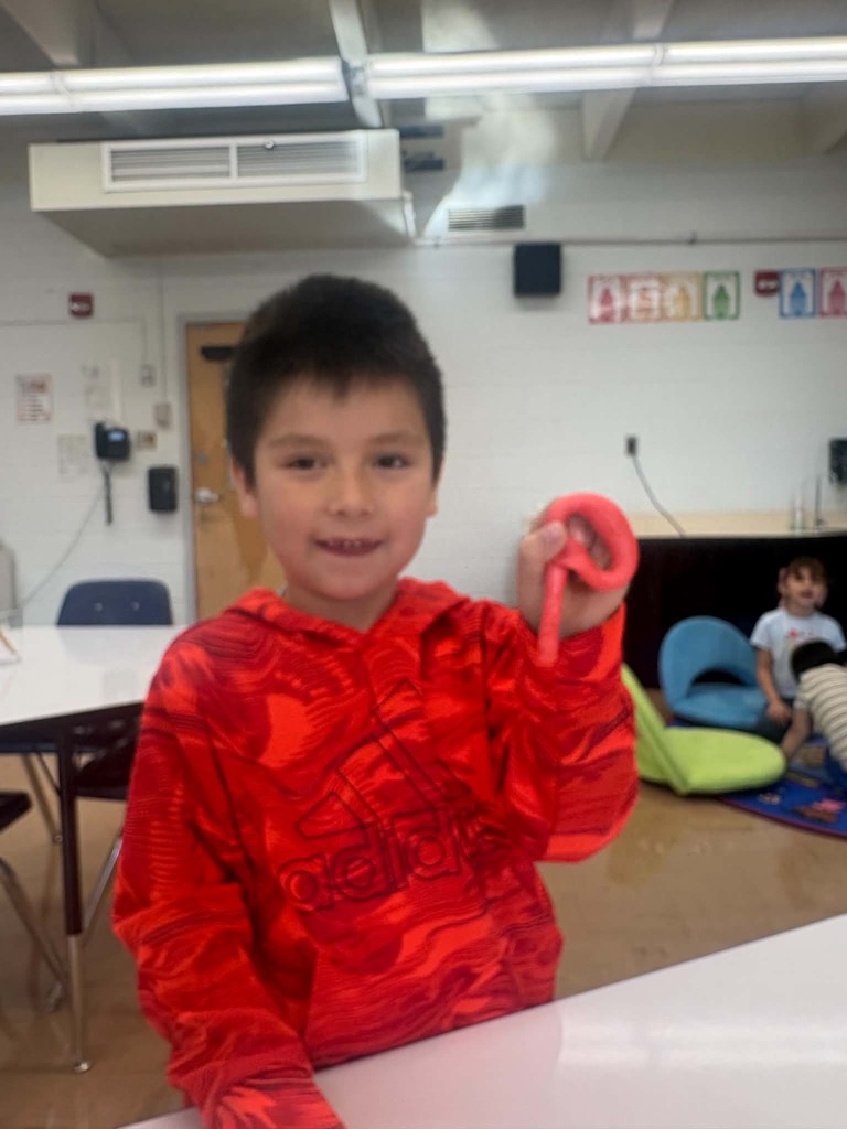 CCEIS students practiced identifying and forming the letters B and P using Play-Doh after working on the letter names and sounds throughout the week!