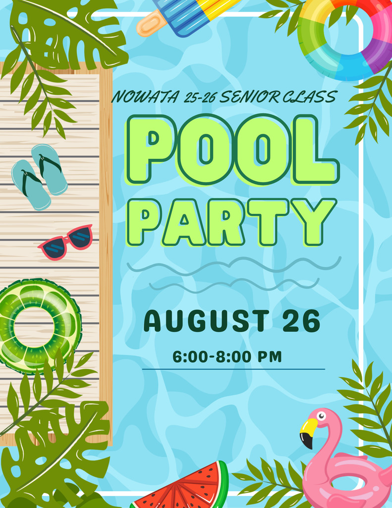 senior pool party 