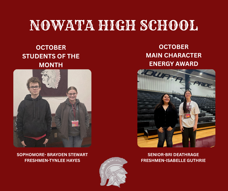 sTUDENT OF THE MONTH OCTOBER
