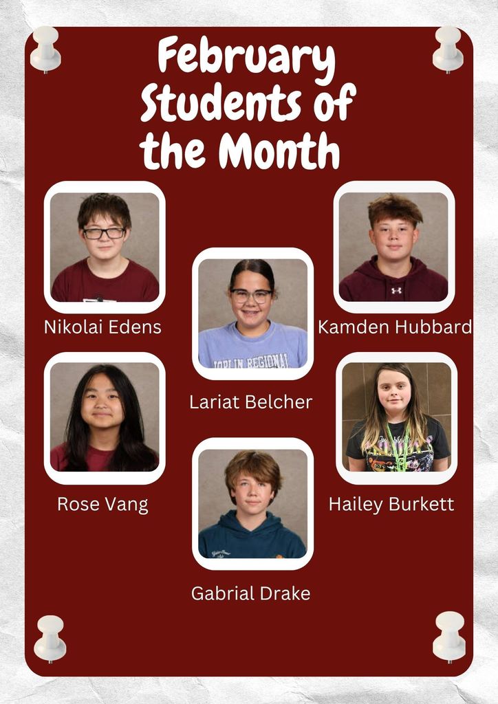 Students of the Month 