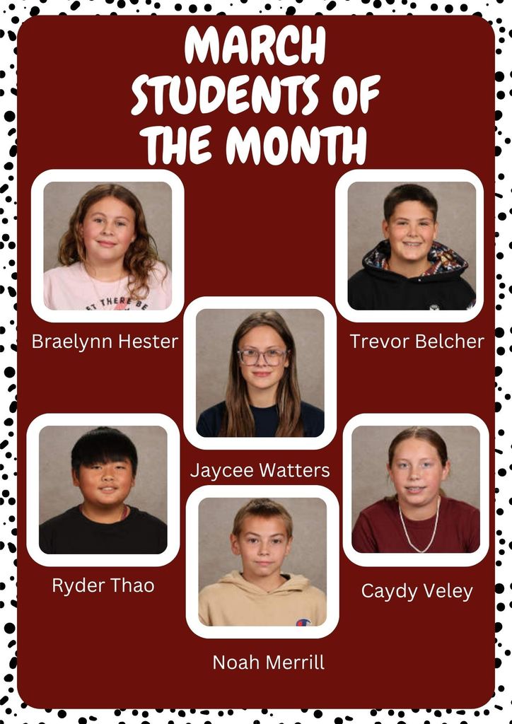 Students of the Month 