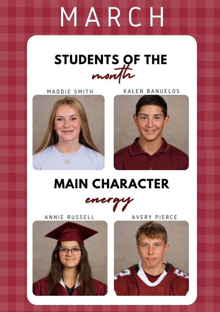 Students of the Month 
