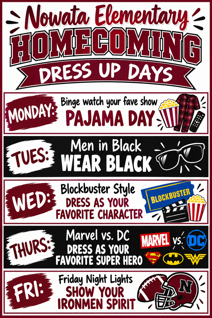 Elementary Homecoming Dress Up