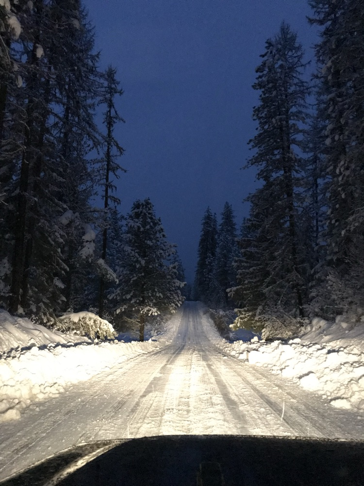 winter road