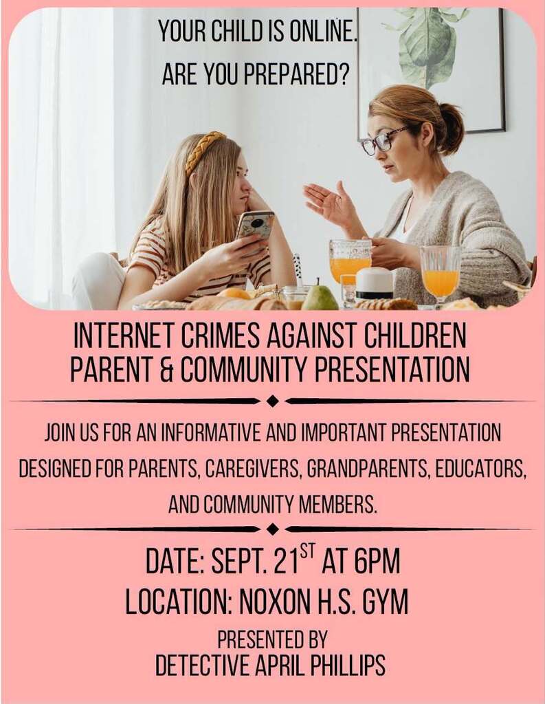 Internet crimes safety presentation