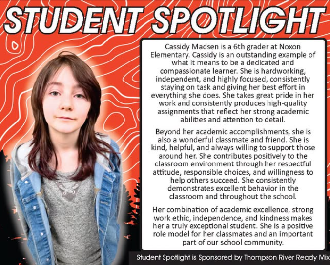 Student spotlight highlight