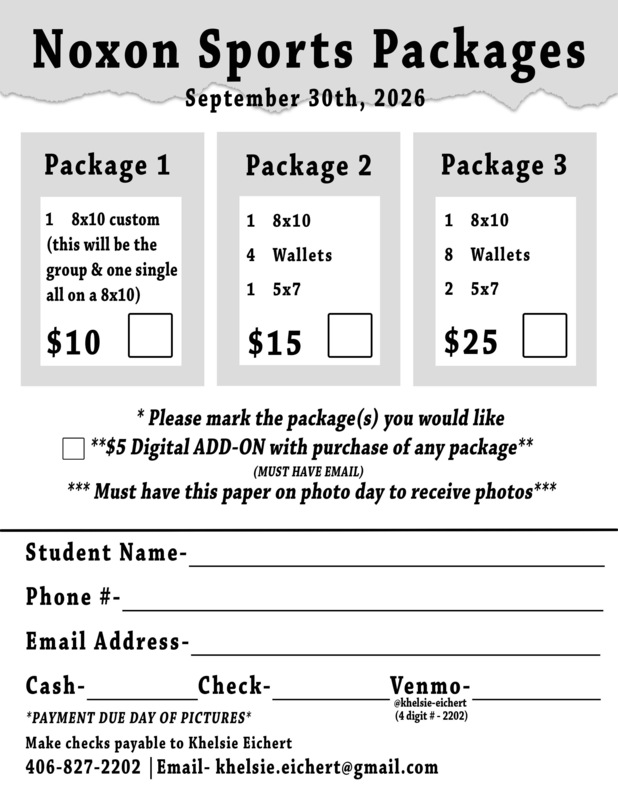 Sports & Individual picture order forms