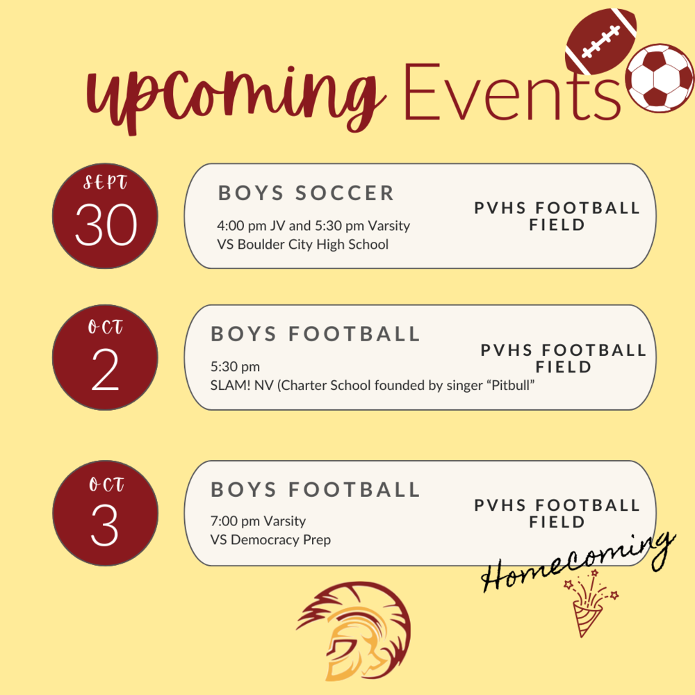 upcoming events