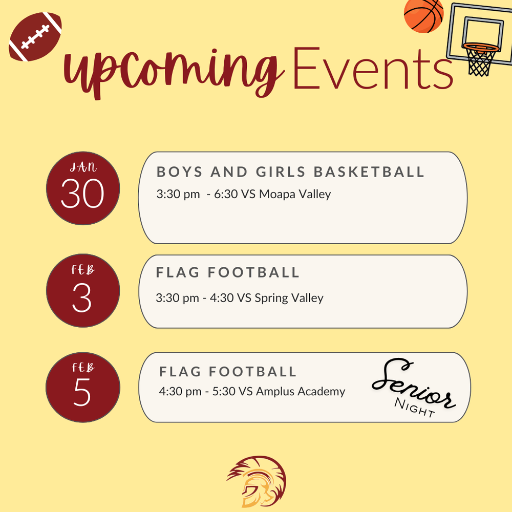 Upcoming Sporting Events