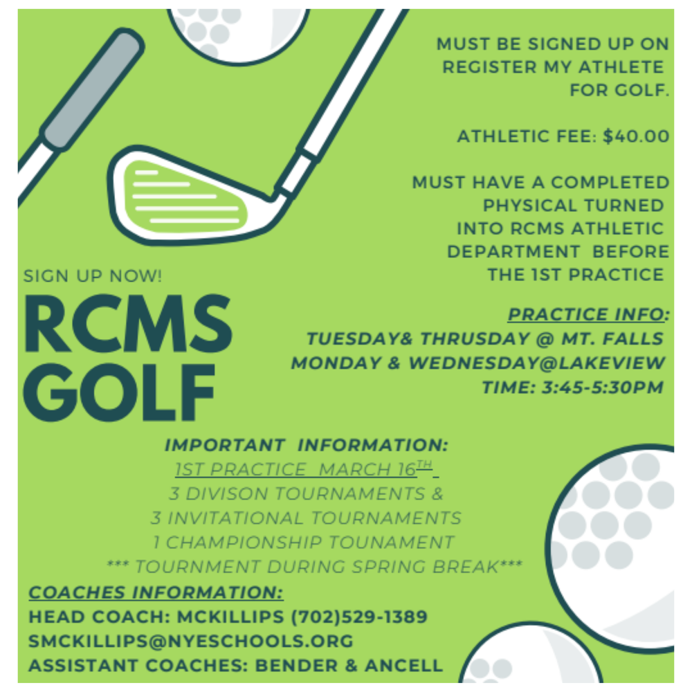 RCMS Golf