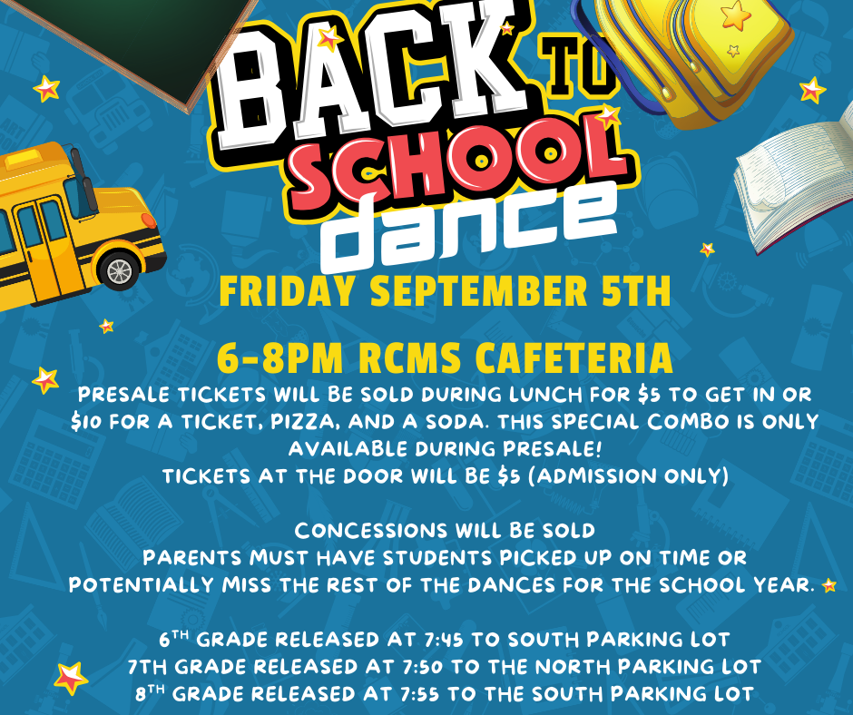 RCMS Back to School Dance