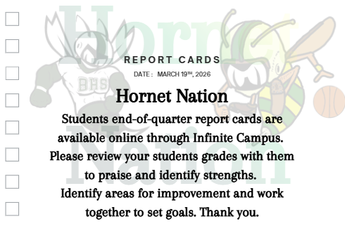 Report Card Notification