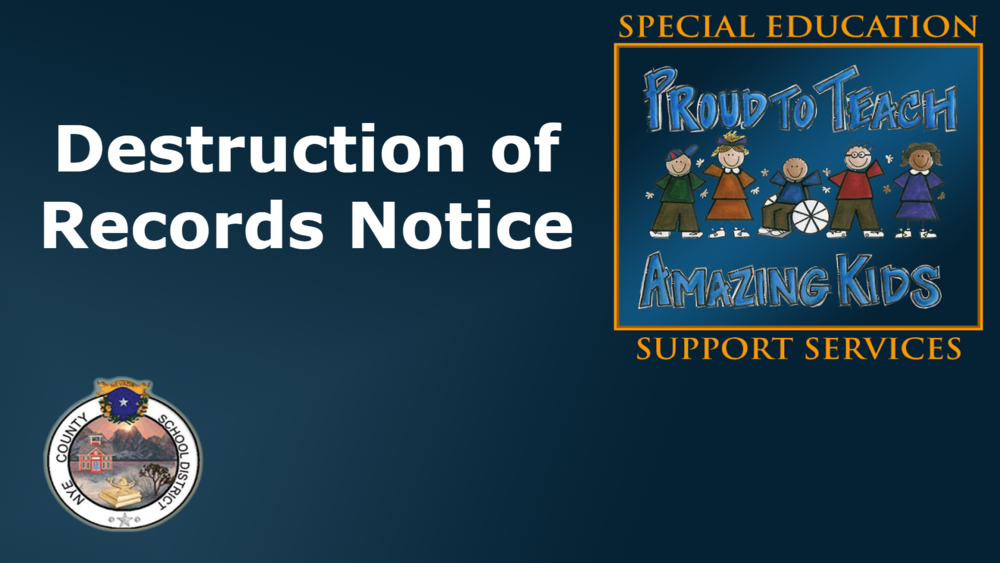 File destruction notice