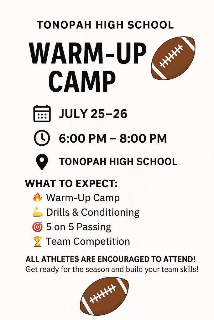 HS FB Warm-Up Camp
