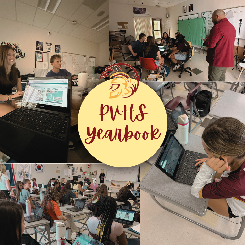 PVHS Yearbook Students are Hard at Work!